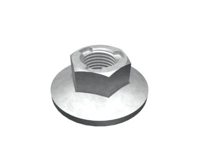 Mopar 6512822AA Nut Hexagon Flange Lock M12X1.75 Bumper Bracket Attaching