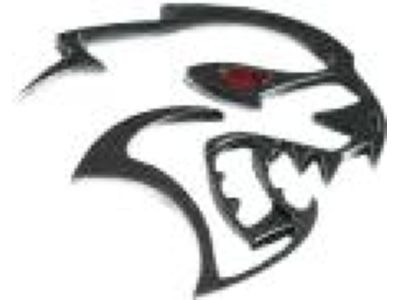 Mopar 68394606AB Nameplate Hellcat Front Fender, Passenger Side