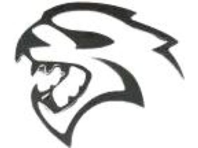 Mopar 68394606AB Nameplate Hellcat Front Fender, Passenger Side