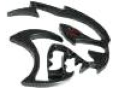 Mopar 68394606AB Nameplate Hellcat Front Fender, Passenger Side