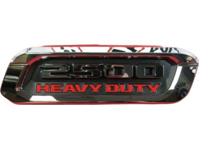 Mopar 68362210AB Nameplate Ram 2500 Heavy Duty Hood