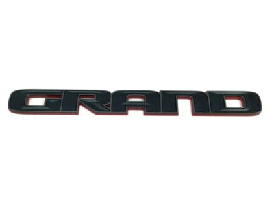 Jeep 55112902AB NAMEPLATE Front Door Grand