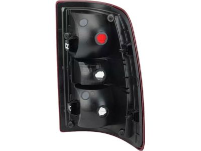 Mopar 68409003AD Tail Lamp Assembly, Black, Rear Driver Side
