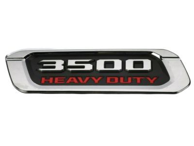 Ram 68362218AB NAMEPLATE Ram 3500 Heavy Duty Hood