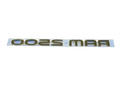 Mopar 55077331AB Nameplate, Rear