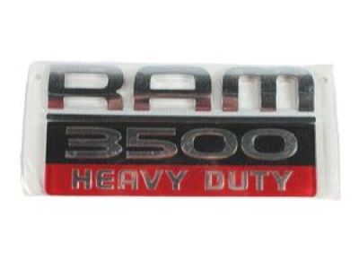 Ram 55372159AB NAMEPLATE Ram 3500 Heavy Duty