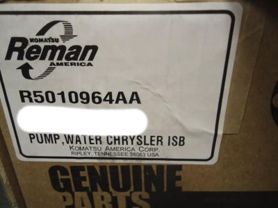 Mopar R5010964AA Pump Water