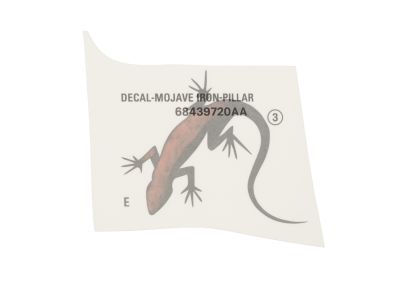 Mopar 68139720AA Decal Lizard Decal Rear