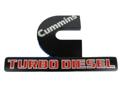 Ram 68276962AA NAMEPLATE Front Fender Cummins Diesel 6.7 Liter