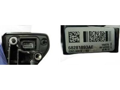 Mopar 68281893AE Mirror Outside Rearview Complete, Front Driver Side