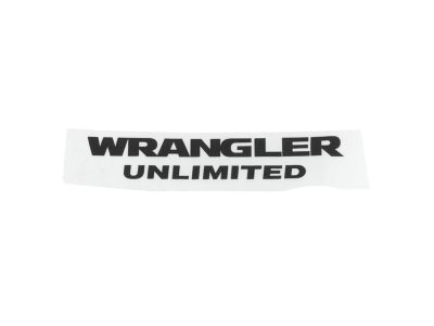 Mopar 68195794AA Decal Wrangler Unlimited