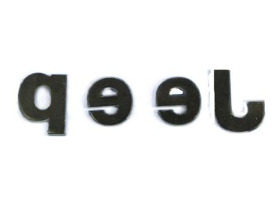 Jeep 55112722AA Nameplate
