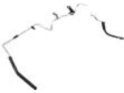Mopar 68169571AD Hose Power Steering Return Jumper To Power Steering Cooler