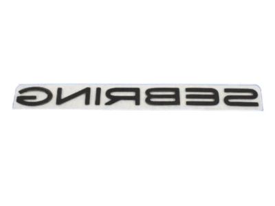 Mopar 4805552AA Nameplate Sebring