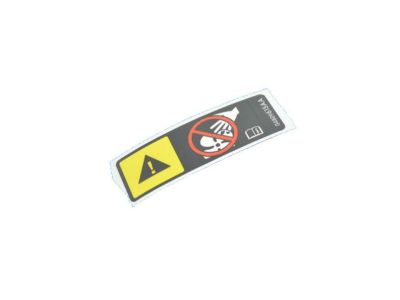 Jeep 4809615AA Caution Label