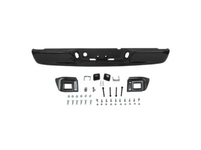 Dodge 55077107AJ BUMPER Rear Complete Assembly With Sales Codes {MBF] and ML9] Only