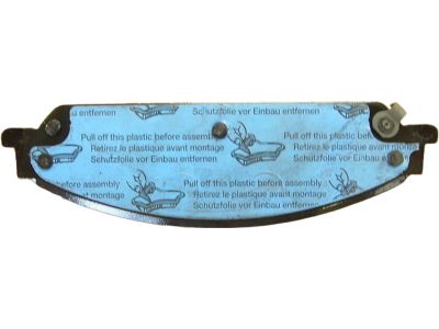 Mopar 5142558AC Pad Kit Front Disc Brake Contains Pads And Slippers