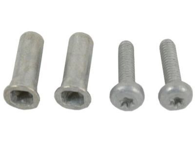 Jeep 55113384AA LICENSE PLATE KIT Screws & Pads