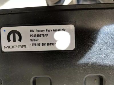 Mopar 68372205AC Battery Kit Power Packing Unit