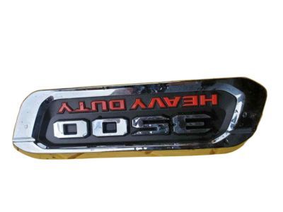 Ram 68362219AB NAMEPLATE Ram 3500 Heavy Duty Hood