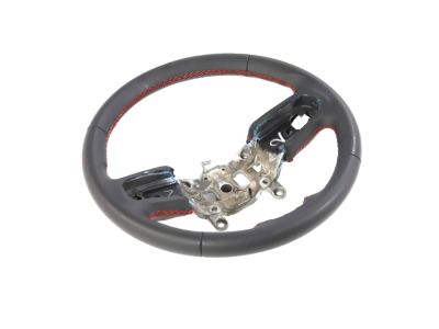 Mopar 6RN501R3AA Steering Wheel, Black/Red Stitch Mopar 6RN501R3AA Steering Wheel, Black/Red Stitch