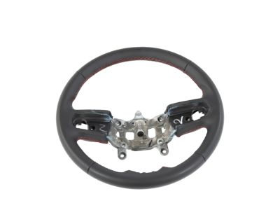 Mopar 6RN501R3AA Steering Wheel, Black/Red Stitch