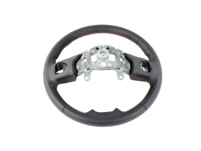 Mopar 6RN501R3AA Steering Wheel, Black/Red Stitch