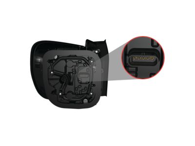 Mopar 68256061AA Tail Lamp Assembly, Silver, Rear Driver Side