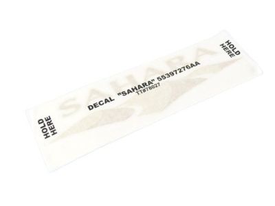 Mopar 55397276AA Decal, Front