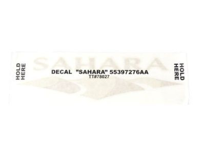 Mopar 55397276AA Decal, Front