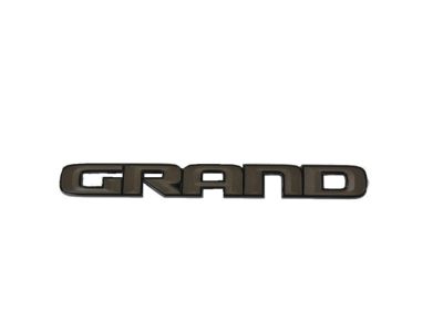 Mopar 68268157AC Nameplate Front Door Grand