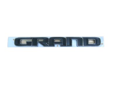 Jeep 68368954AA NAMEPLATE Front Door Grand