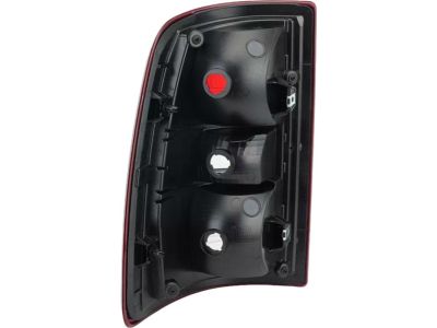 Mopar 68409002AD Tail Lamp Assembly, Black, Rear Passenger Side