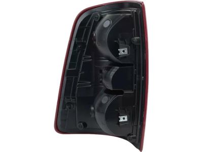 Mopar 68409002AD Tail Lamp Assembly, Black, Rear Passenger Side