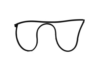 Mopar 68039974AF Weatherstrip Front Door Mounted