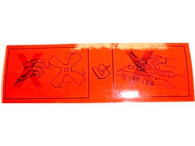 Jeep J3234806 Caution Label
