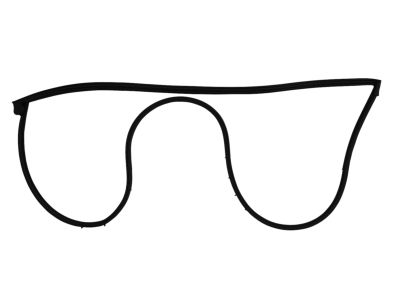 Mopar 68039974AG Weatherstrip Front Door Mounted