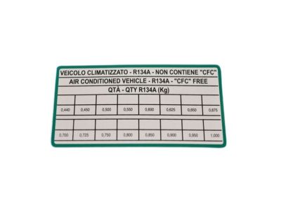 Ram 68233529AA A/C Label
