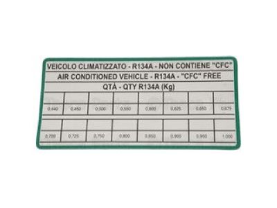 Ram 68233529AA A/C Label