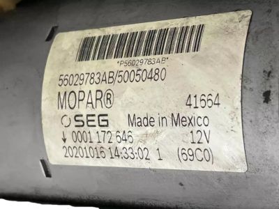 Mopar 56029783AB Starter Engine