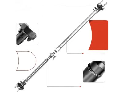 Mopar 4578036AE Shaft Drive Rear 2-Piece