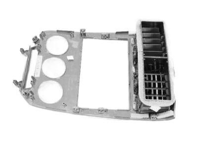 Mopar YZ081RHAE Center Bezel, Red