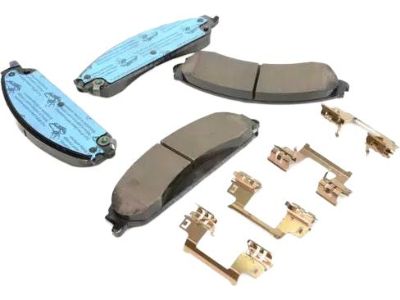 Mopar 5142558AA Pad Kit Front Disc Brake Contains 4 Pads And 8 Clips