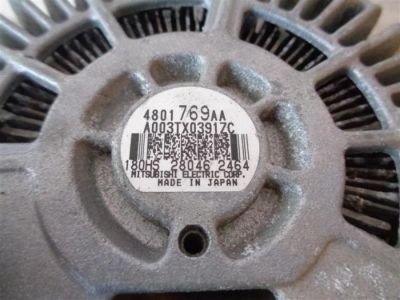 Mopar 4801769AA Generator Engine