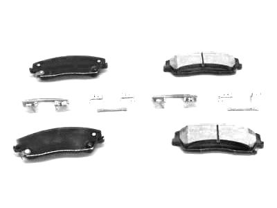 Dodge 2AMV3001AA PAD KIT Front Disc Brake Includes Clips