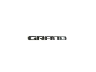 Mopar 68272131AB Nameplate Front Door Grand