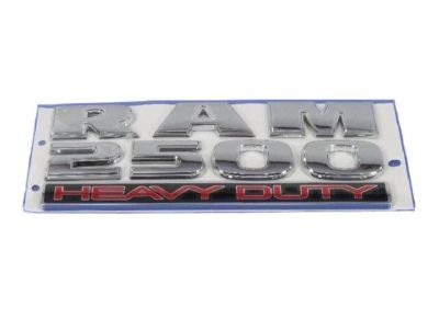 Ram 68140250AC Nameplate