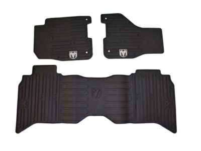Mopar 1TD06LU7AB Mat Kit Floor Front And Rear (Clf) Crew Mopar 1TD06LU7AB Mat Kit Floor Front And Rear (Clf) Crew