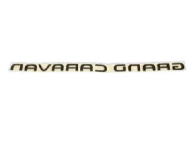 Mopar 5113304AA Nameplate, Rear