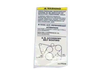 Dodge 5037995AB Info Label
